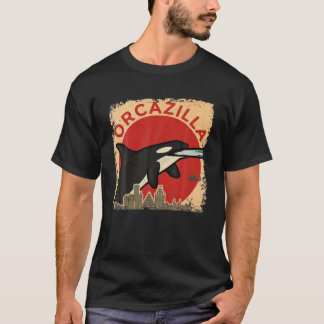 Orcazilla - Funny Killer Whale Orca T Shirt