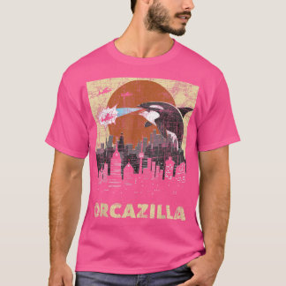 OrcazillaWhale Älskare Ocean Marine Biolog Whales T Shirt