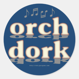 Orch Dork Runt Klistermärke