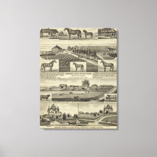 Orchard Backe och Cedar Grove, Kansas Canvastryck
