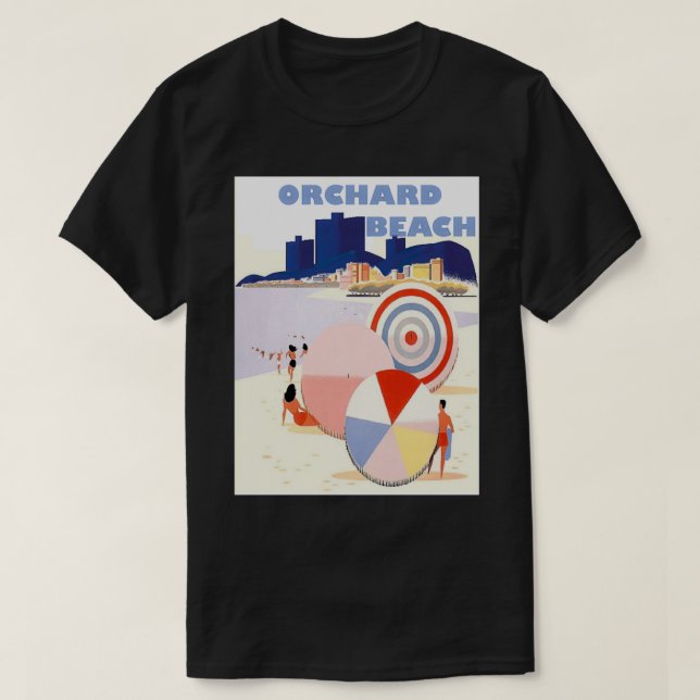 Orchard Beach Bronx T Shirt (Design framsida)