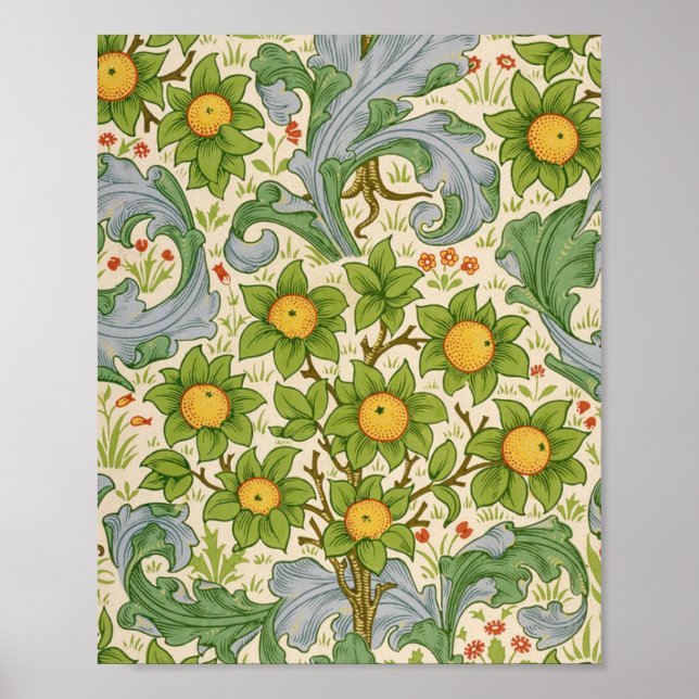 Orchard Dearle 1899 av William Morris Poster (Framsidan)
