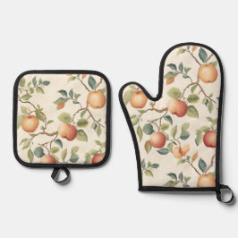 Orchard Delight Oven Mitt och Pot Holder Set