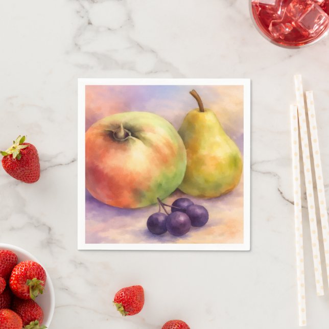Orchard Harvest Fruit Cocktail Napkins Pappersservett (Insitu)