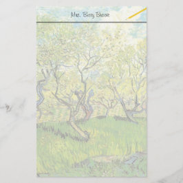 Orchard i Blommar av Vincent van Gogh. Brevpapper