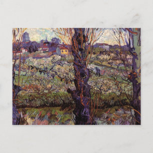 Orchard i Blommar med Arles View av van Gogh Vykort