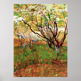 Orchard i Blommar Vincent van Gogh Poster