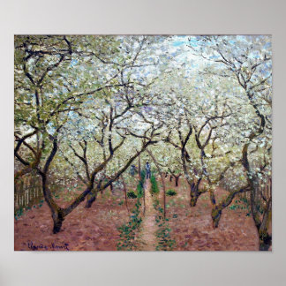 Orchard i Bloom, Claude Monet, 1879 Poster