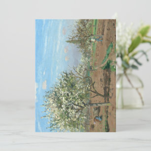 Orchard i Bloom, Louveciennes Camille Pissarro