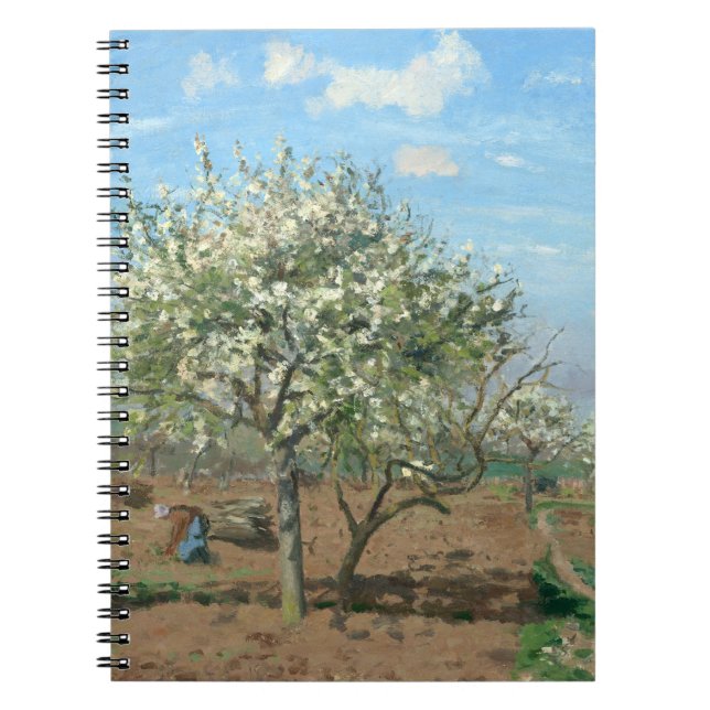Orchard i Bloom, Louveciennes Camille Pissarro Anteckningsbok (Framsidan)