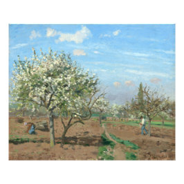Orchard i Bloom, Louveciennes Camille Pissarro Fototryck