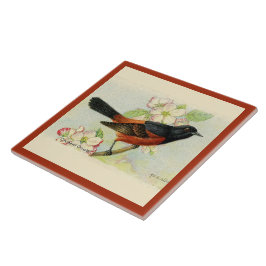 Orchard Oriole Ceramic Tile Kakelplatta