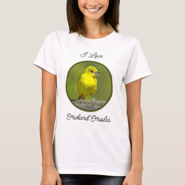Orchard Oriole - Originalfotografi T Shirt (Framsida)
