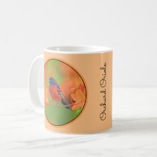 Orchard Oriole Songbird Painting Original Bird Art Kaffemugg