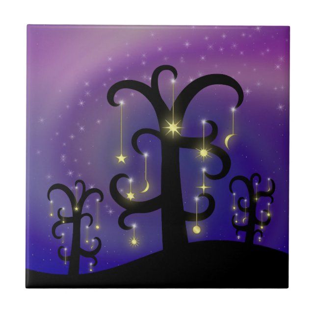 Orchard Stars Decorative Tile Kakelplatta (Framsidan)