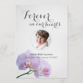 Orchds Memorial - tack för ditt kort med foto