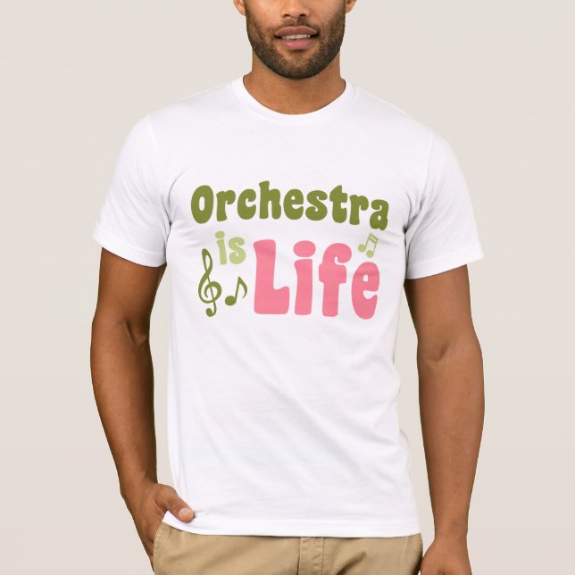 Orchestra är Life T Shirt (Framsida)