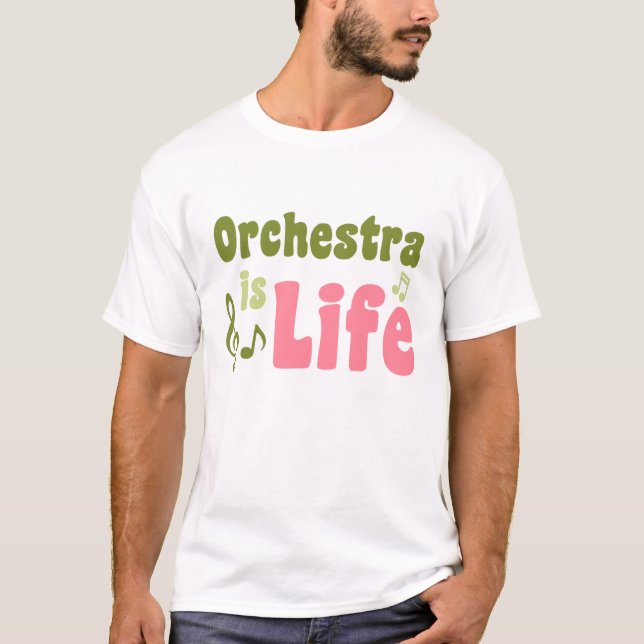 Orchestra är Life Tee Shirt (Framsida)