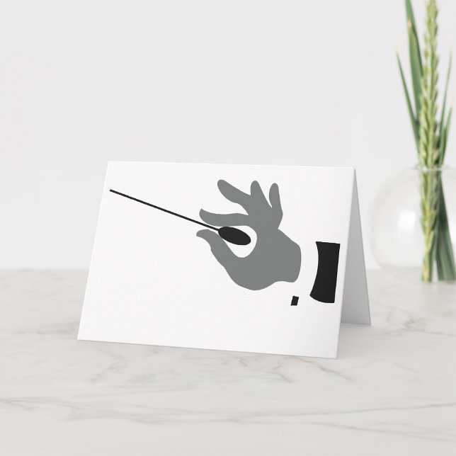 Orchestra Conductor Greeting Cards Kort (Skapare uppladdad)