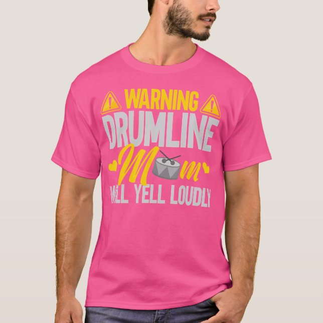 Orchestra Marching Band Will Yell Louely Drumline T Shirt (Framsida)