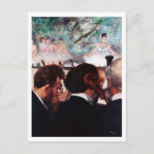 Orchestra Musician, Edgar Degas Vykort