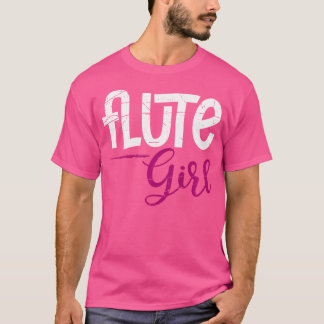 Orchestra Musician Flutist Women Girls Kids Gift F T Shirt