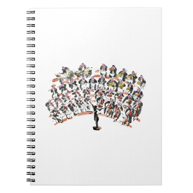 Orchestra Notebooks & Journal Anteckningsbok (Framsidan)