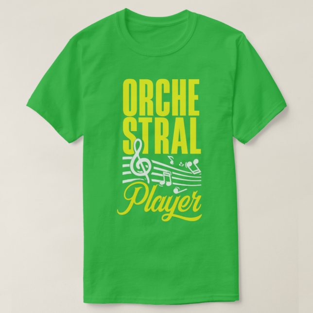 Orchestra Orchestral Player T Shirt (Design framsida)