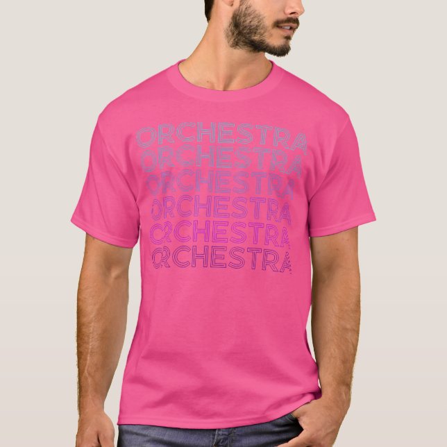 Orchestra Retro T Shirt (Framsida)