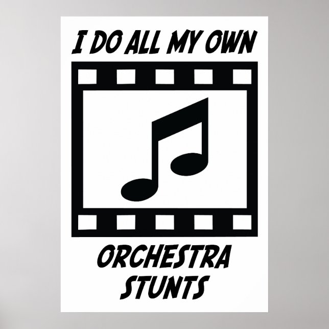Orchestra Stunts Poster (Framsidan)
