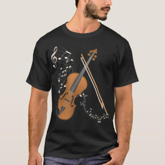 Orchestra Violin Player Gift Musical Instrument Vi T Shirt