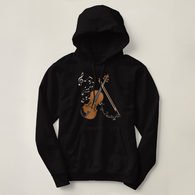 Orchestra Violin Player Gift Musical Instrument Vi T Shirt (Design framsida)