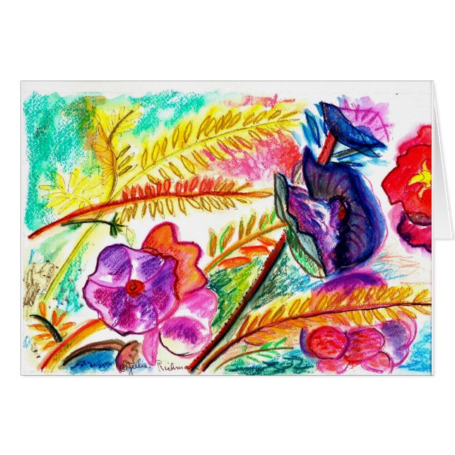 orchid2 hälsningskort (Framsidan Horizontal)