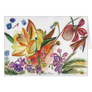 Orchid30 Hälsningskort