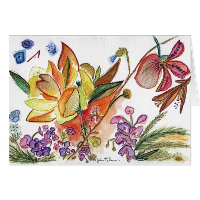 Orchid30 Hälsningskort (Framsidan Horizontal)