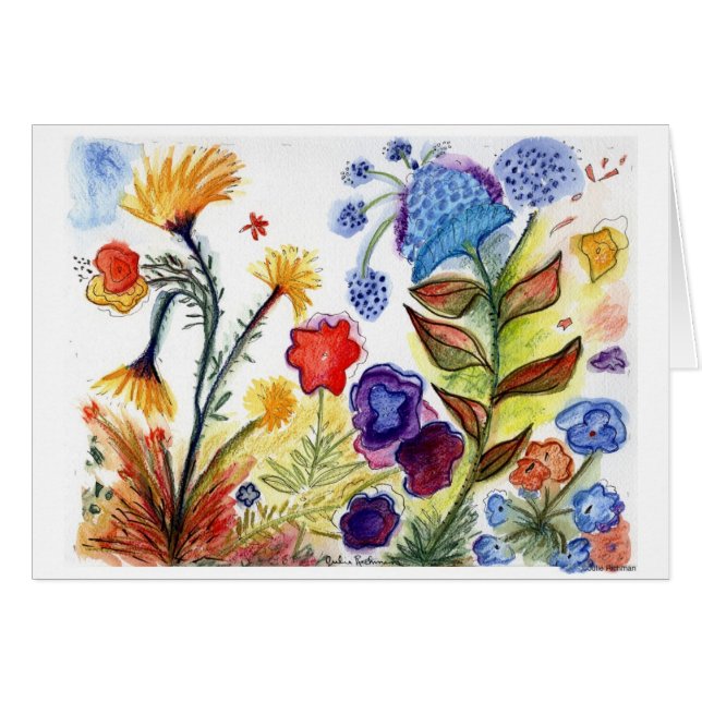 Orchid-23 Hälsningskort (Framsidan Horizontal)