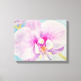 Orchid 2 Vattenfärg på Canvas