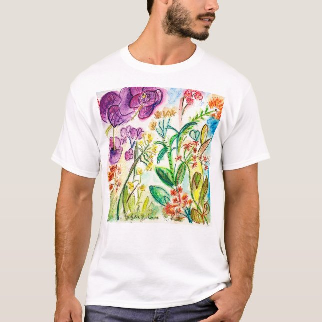 Orchid 8 tee shirt (Framsida)