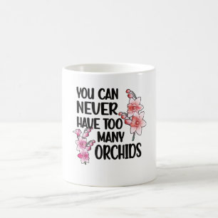 Orchid Älskare Orchid Whisperer Orchid Plant Grow Kaffemugg
