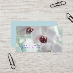 Orchid Aromaterapi Salon E S T H E T I C I A N Visitkort