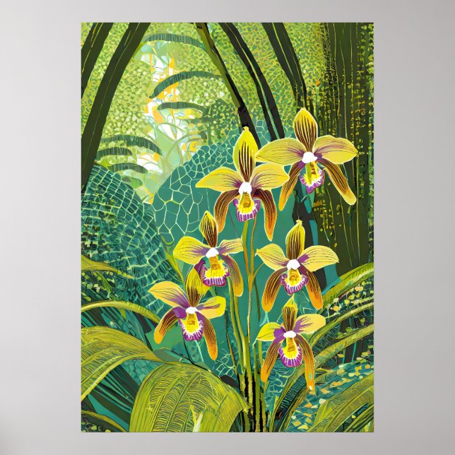 Orchid Art V03 Poster (Framsidan)