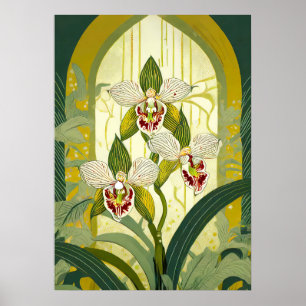 Orchid Art V25 Poster
