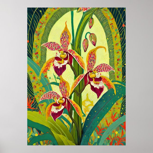 Orchid Art V33 Poster (Framsidan)