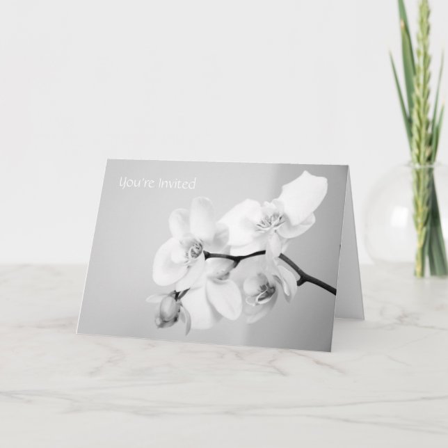 Orchid begärd inbjudan (Framsida)
