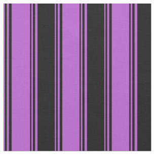 Orchid & Black Stripe/LUNDA Mönster Tyg