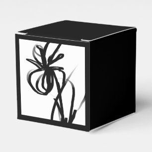 Orchid Blanc: Abstrakt vit och svart Presentaskar