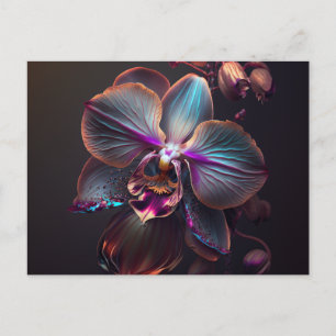 Orchid Blommar Vykort