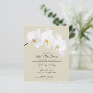 Orchid Blommigt Minnesinbjudan till Firande