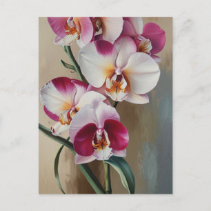 Orchid Blommor Vykort