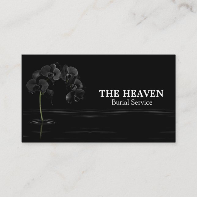 Orchid Bloom Visitkort (Framsida)